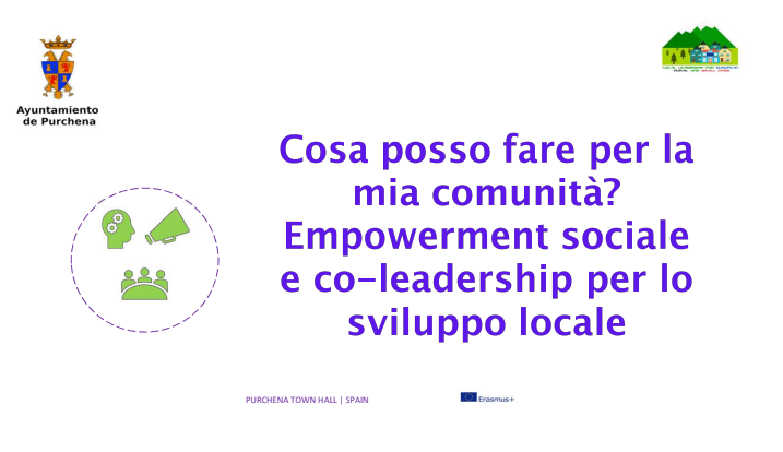 Italiano – Cosa posso fare per la mia comunità? Empowerment sociale e co-leadership per lo sviluppo locale
